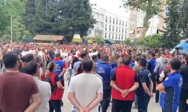 İzmir'de grev gerginliği... Çöpleri toplattırmadılar!